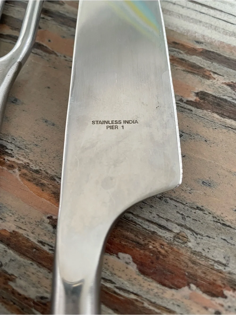 Pier 1 Lily Salad Serving & Carving Set